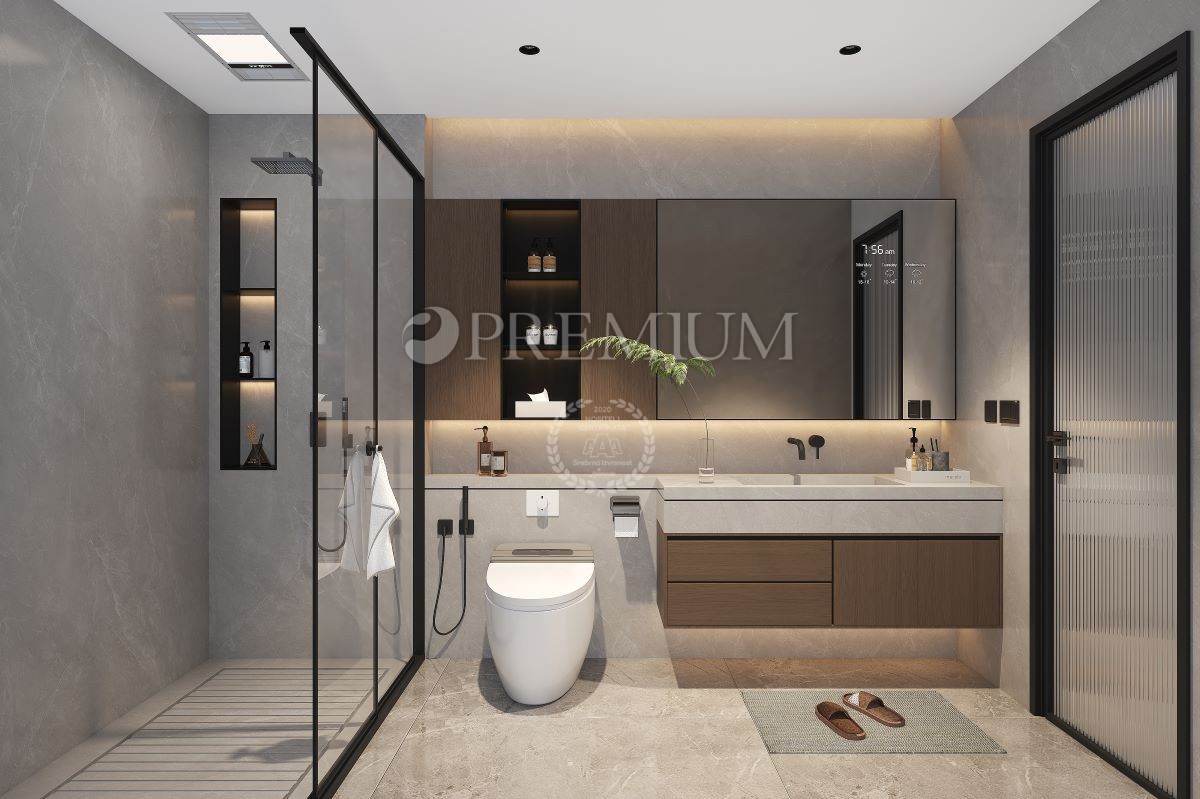 Nuovo edificio moderno con vista panoramica sul mare, vicino a Krk!