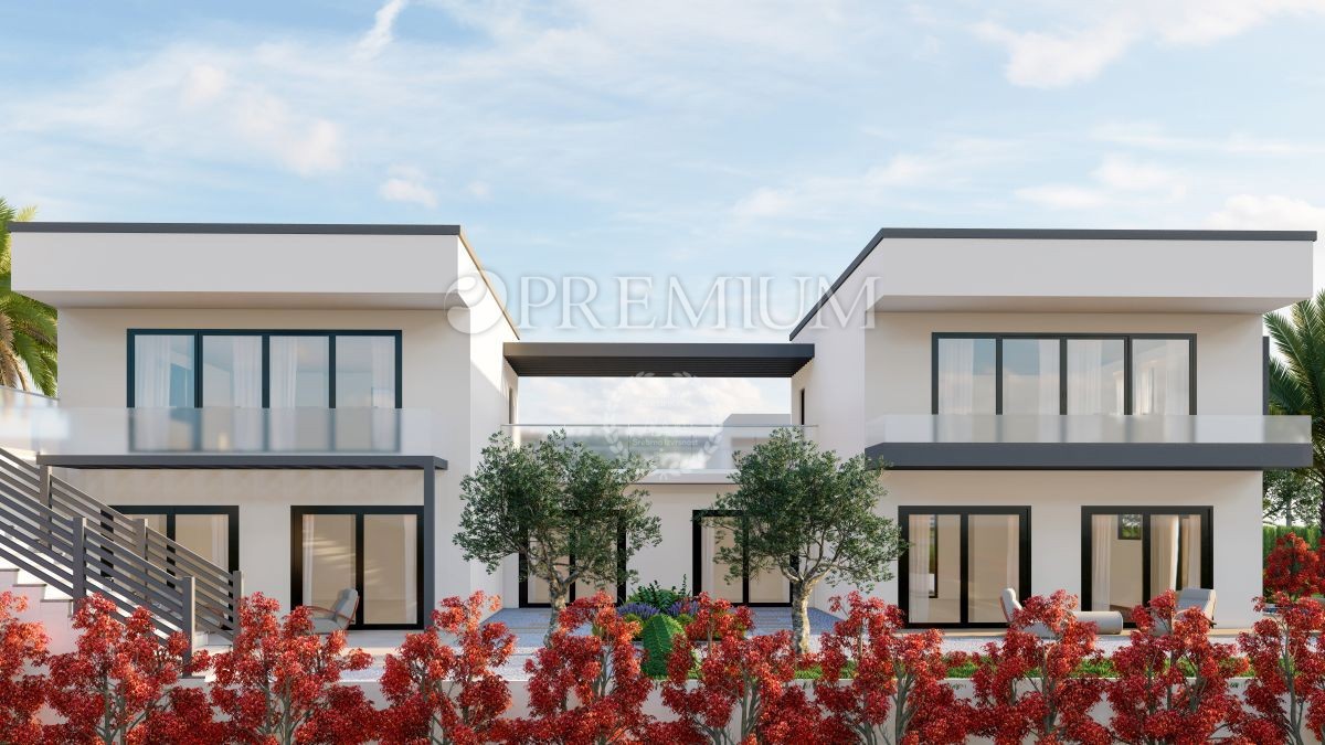 Nuovo edificio moderno con vista panoramica sul mare, vicino a Krk!