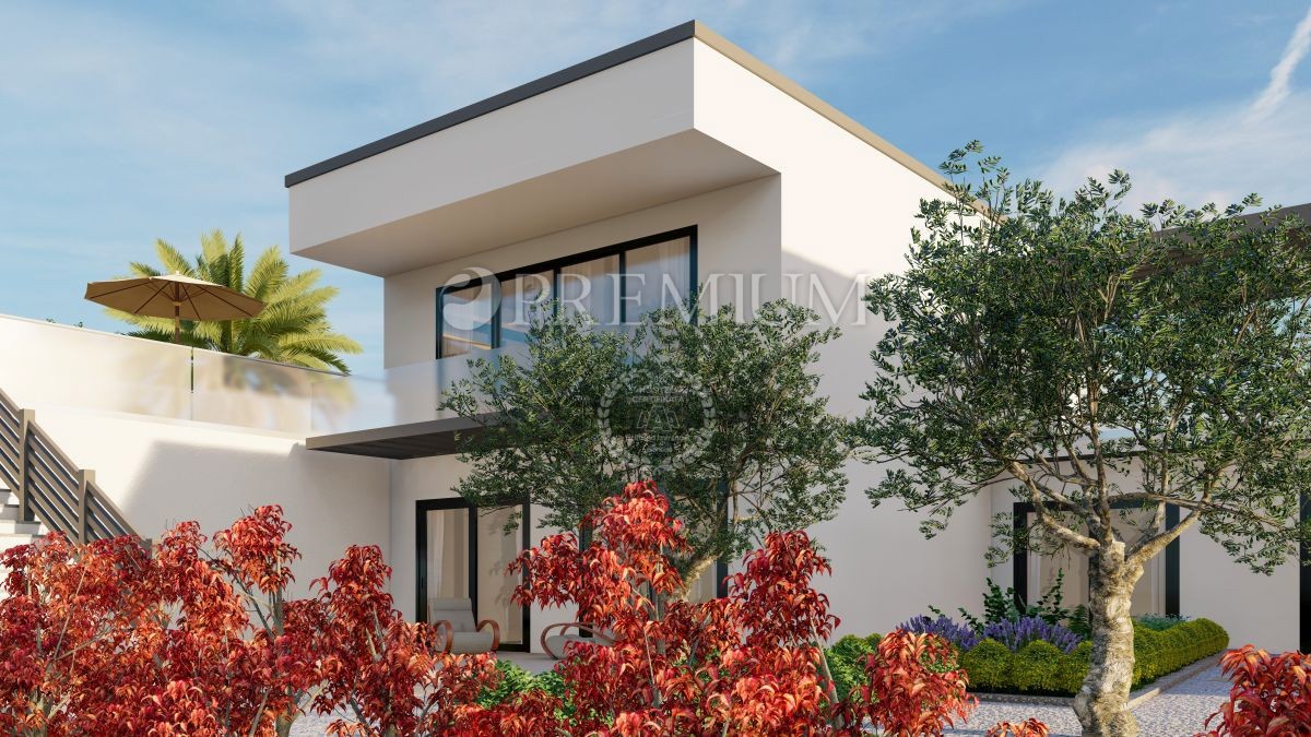 Nuovo edificio moderno con vista panoramica sul mare, vicino a Krk!