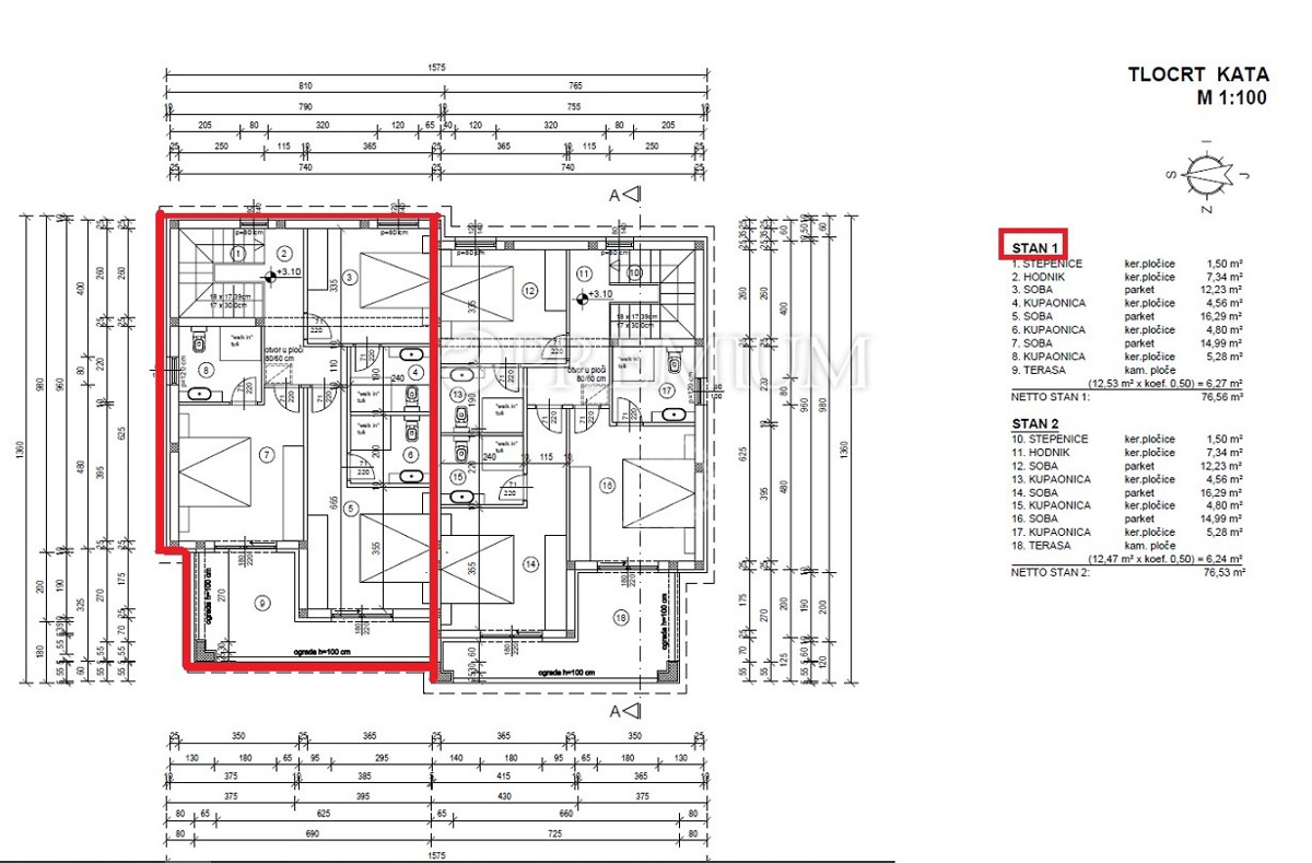 Malinska, casa nuova, 152 m², con piscina e vista mare!  