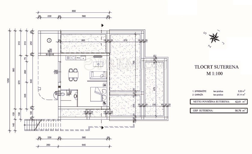 Klimno, casa indipendente con vista panoramica