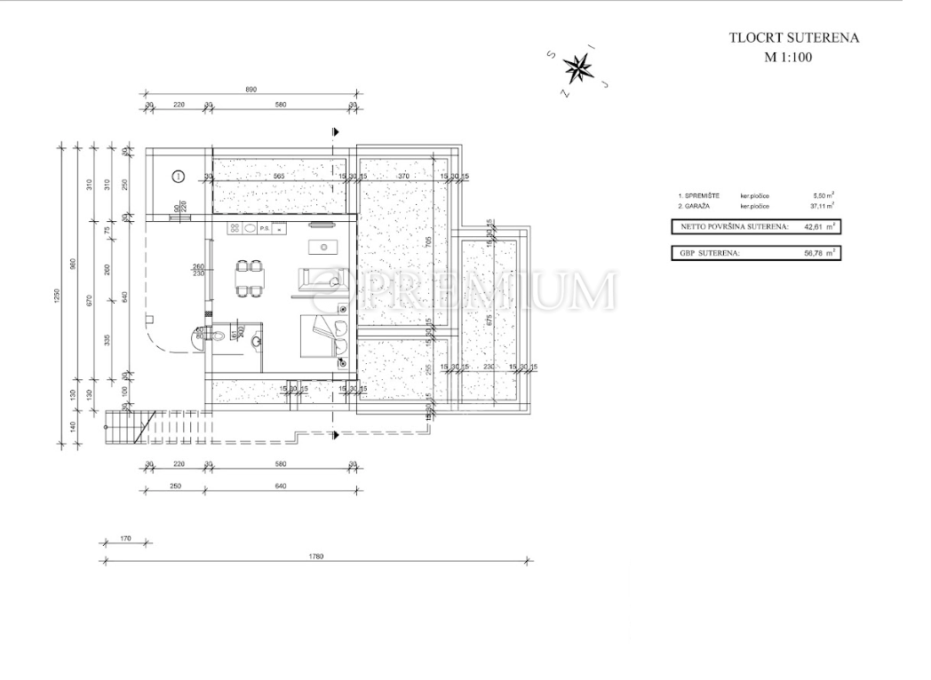 Klimno, casa indipendente con vista panoramica