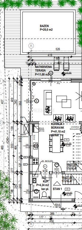 Malinska, appartamento con piscina in vendita, isola di Krk!