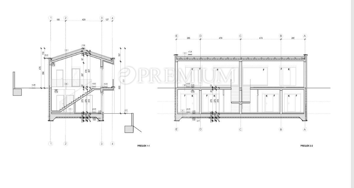 Terreno edificabile a Vrbnik con vista mare!