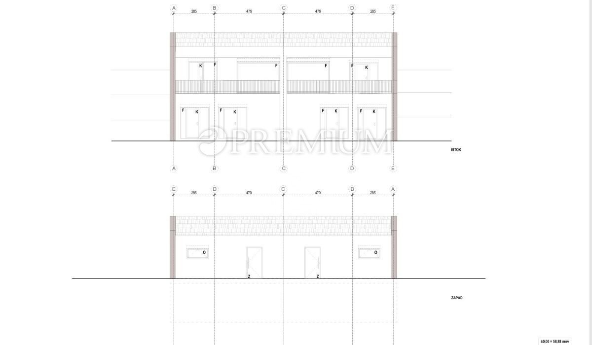 Terreno edificabile a Vrbnik con vista mare!