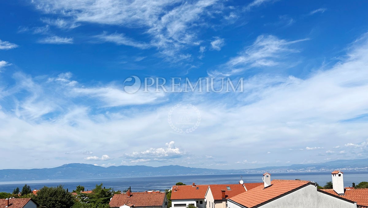 Malinska, appartamento arredato con vista panoramica sul mare!