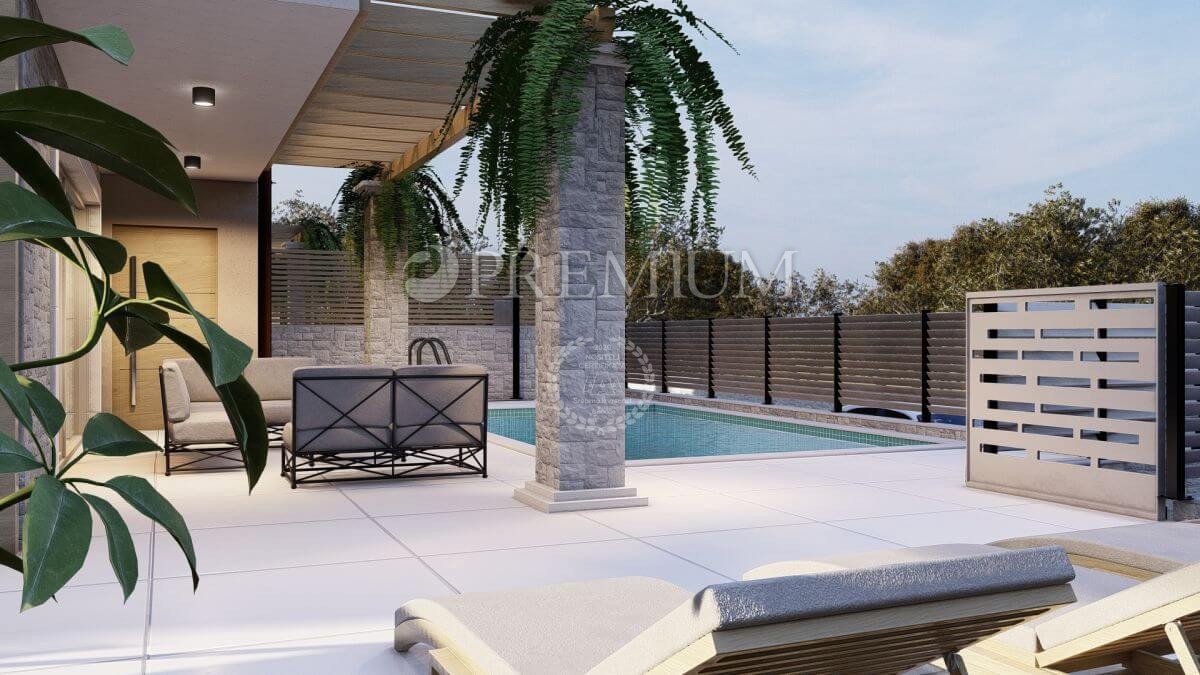 In vendita, Malinska, casa bifamiliare con piscina!