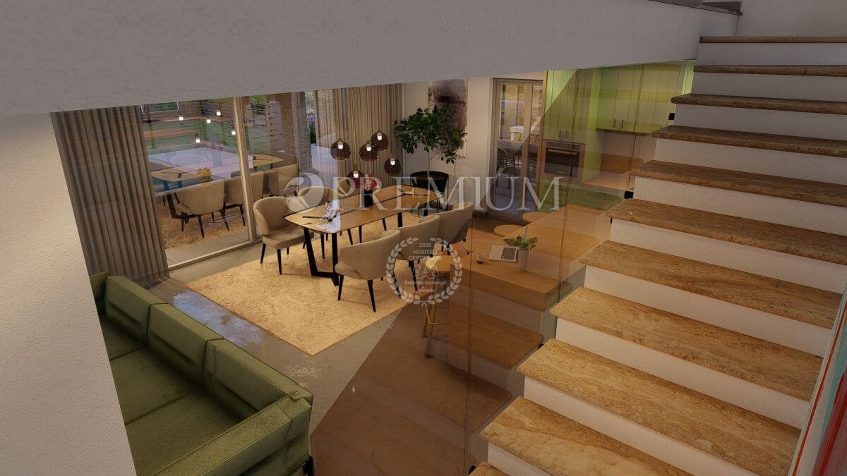 In vendita, Malinska, casa bifamiliare con piscina!