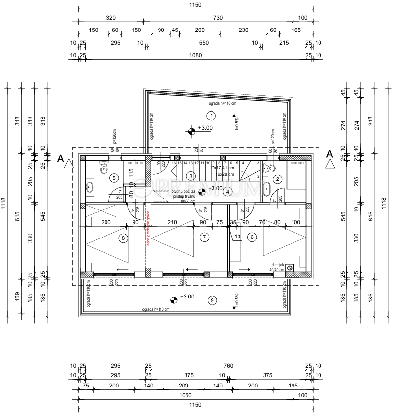 Malinska, casa di nuova costruzione con piscina!