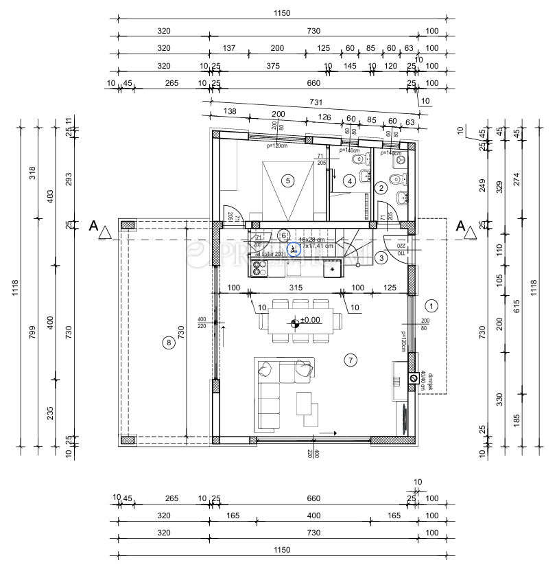 Malinska, casa di nuova costruzione con piscina!