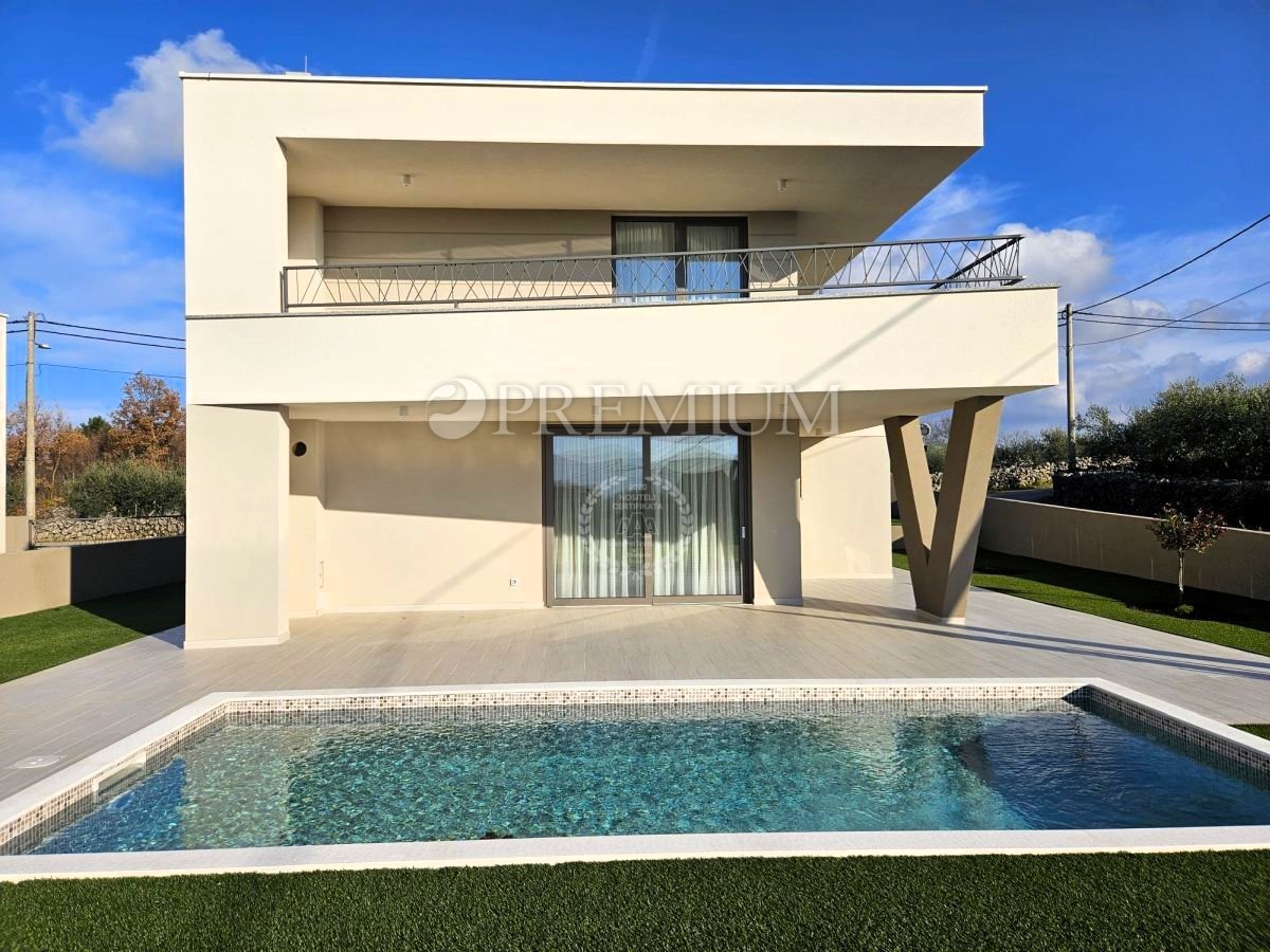 Krk, nuova casa indipendente con piscina!