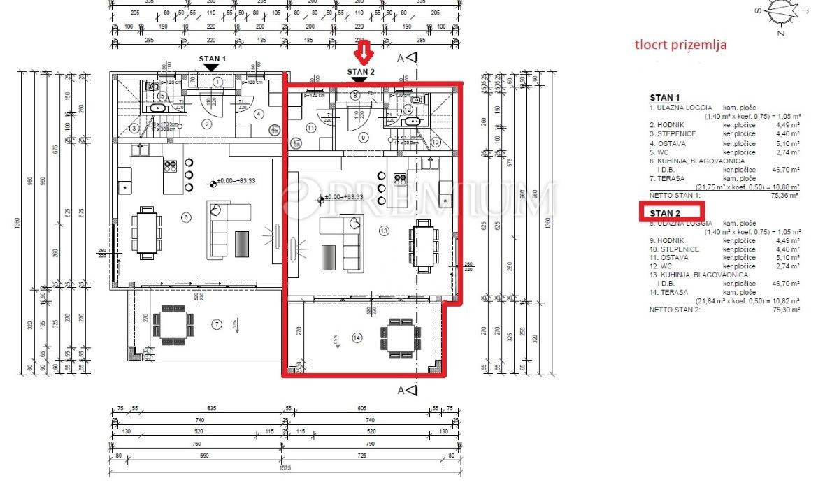 Malinska, in vendita, nuova casa con piscina e vista mare! 