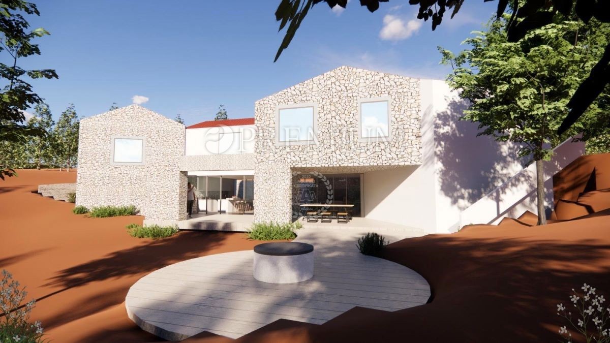 Vrbnik – villa esclusiva con piscina, immersa nel bosco!