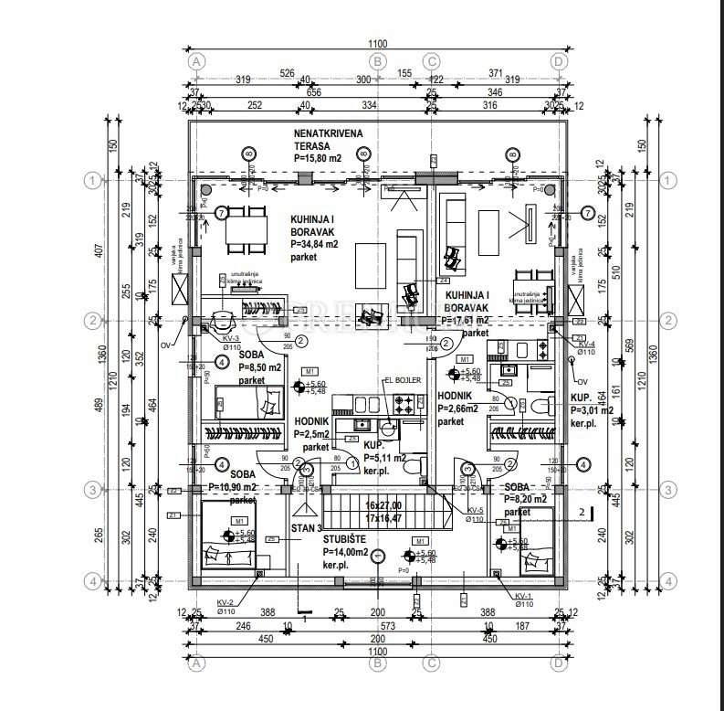 Attico Malinska con vista mare!