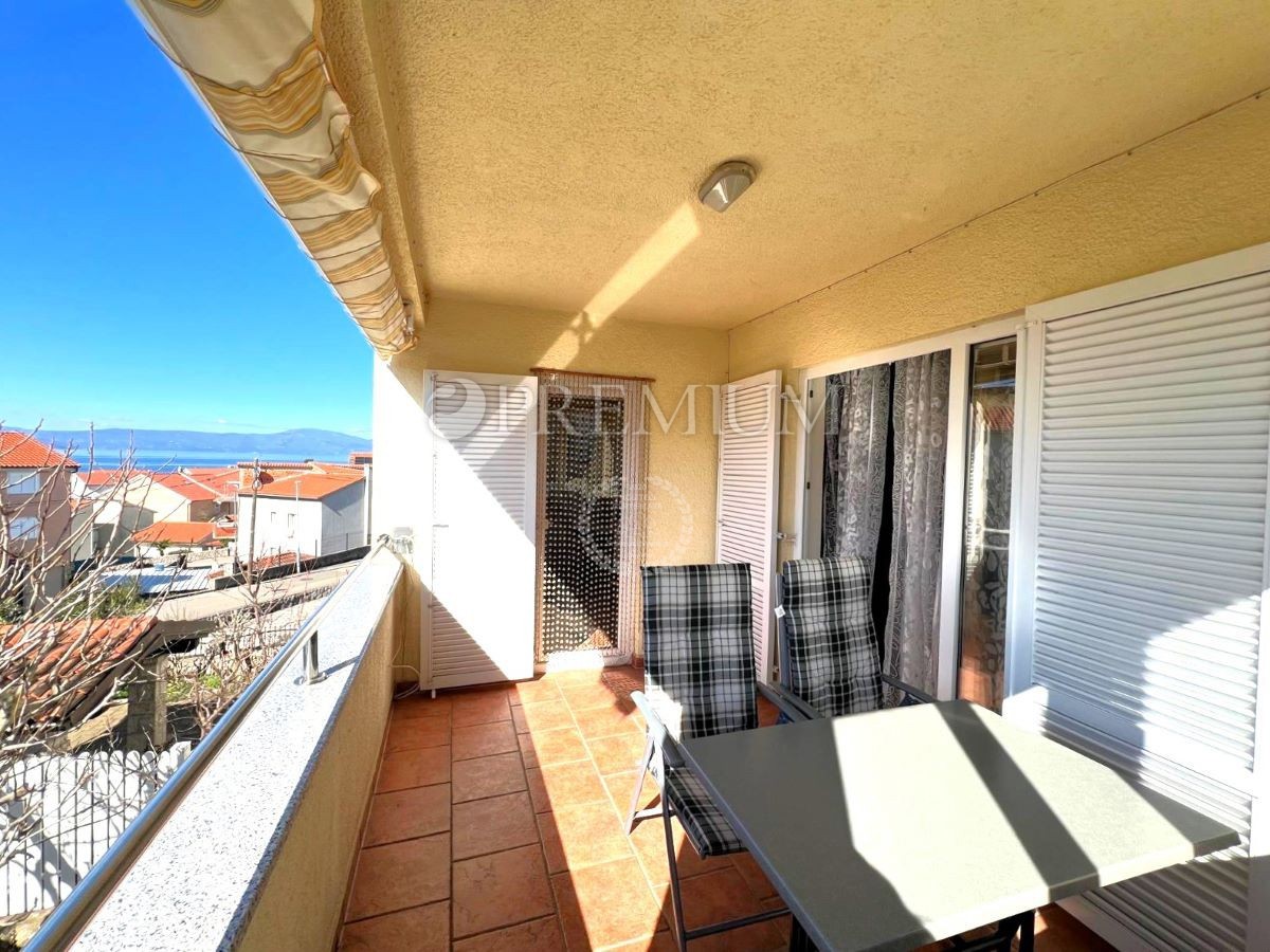 Malinska, vendita appartamento arredato con vista mare!