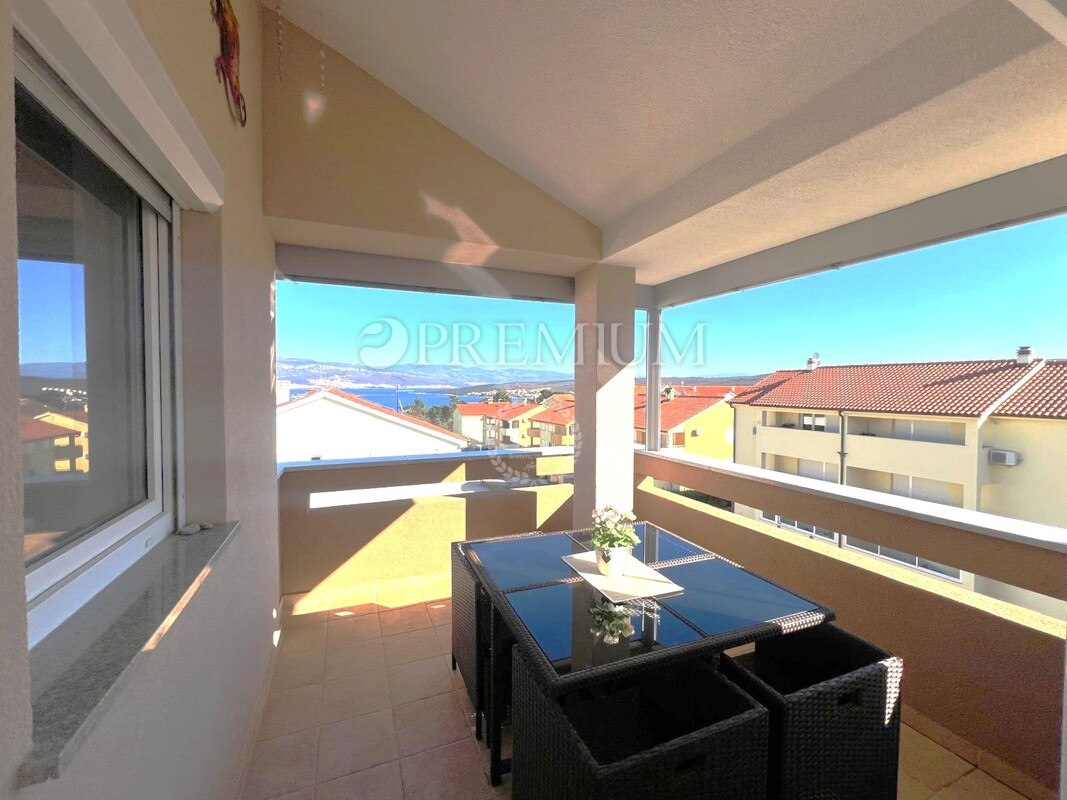 Čižići, Appartamento con giardino e vista mare!