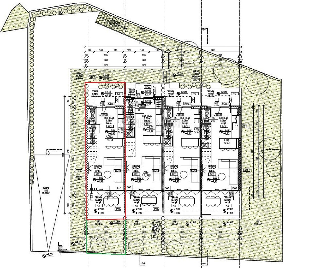 Krk, città di Krk, appartamento moderno in un nuovo edificio!