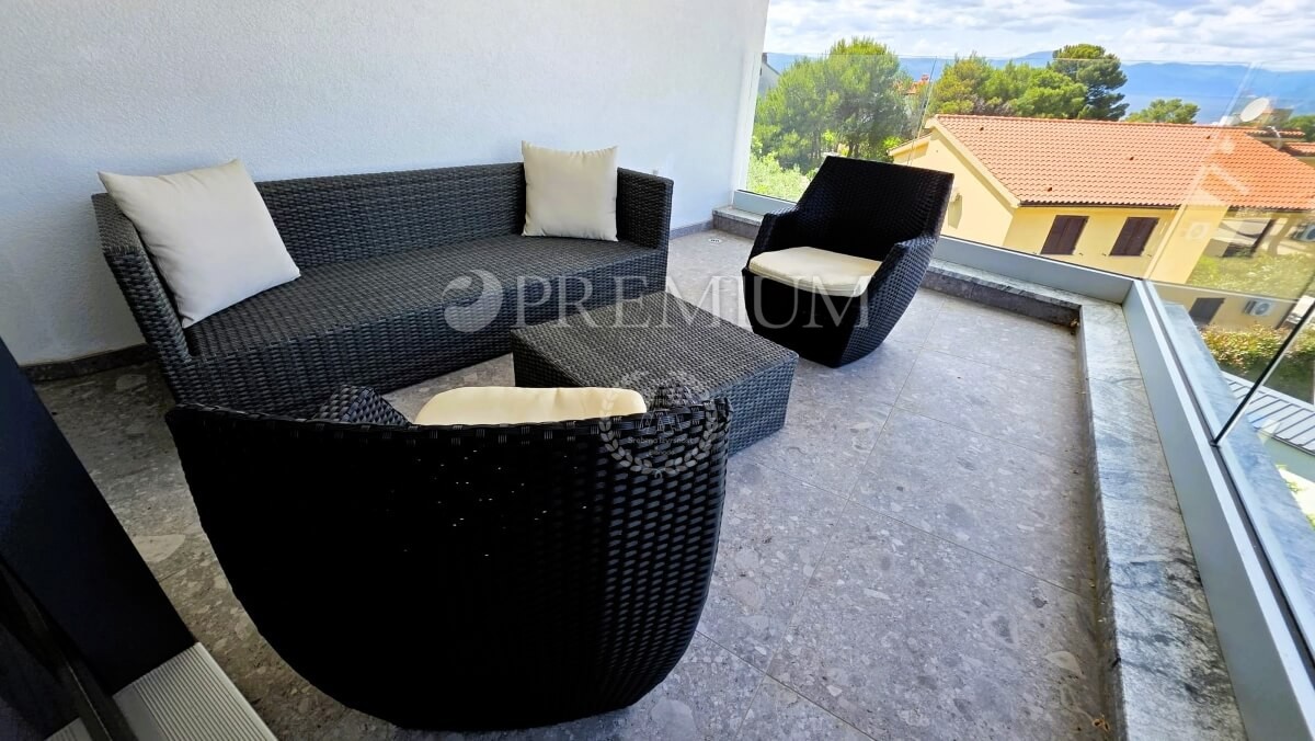 Malinska, appartamento arredato di lusso con vista mare