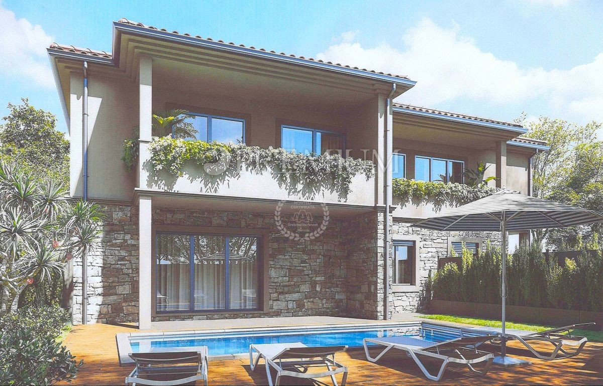 Malinska, Terreno edificabile, progetto per casa bifamiliare