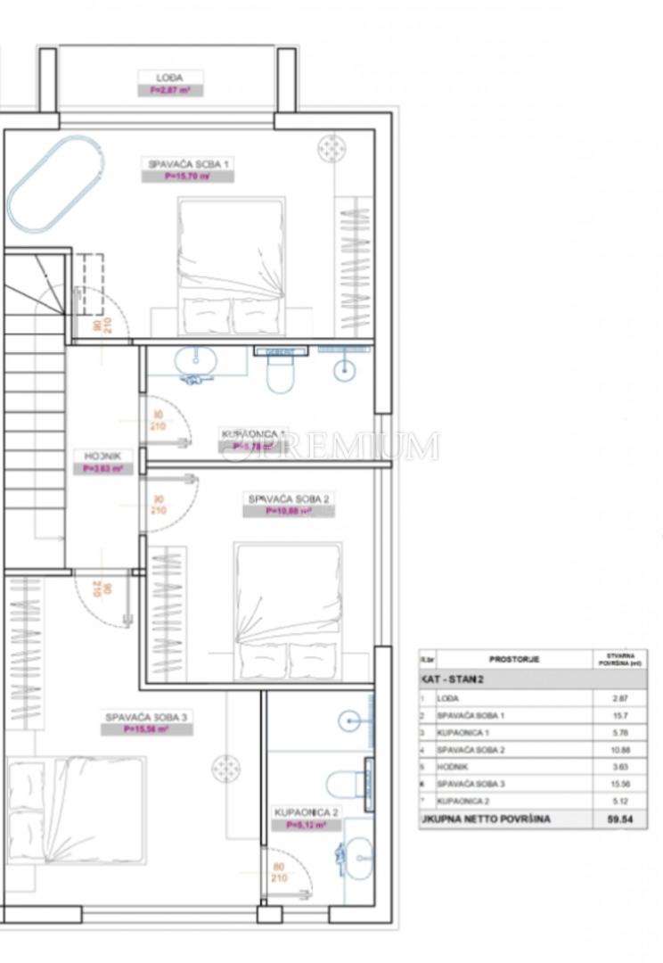 Malinska, nuova casa bifamiliare con piscina!