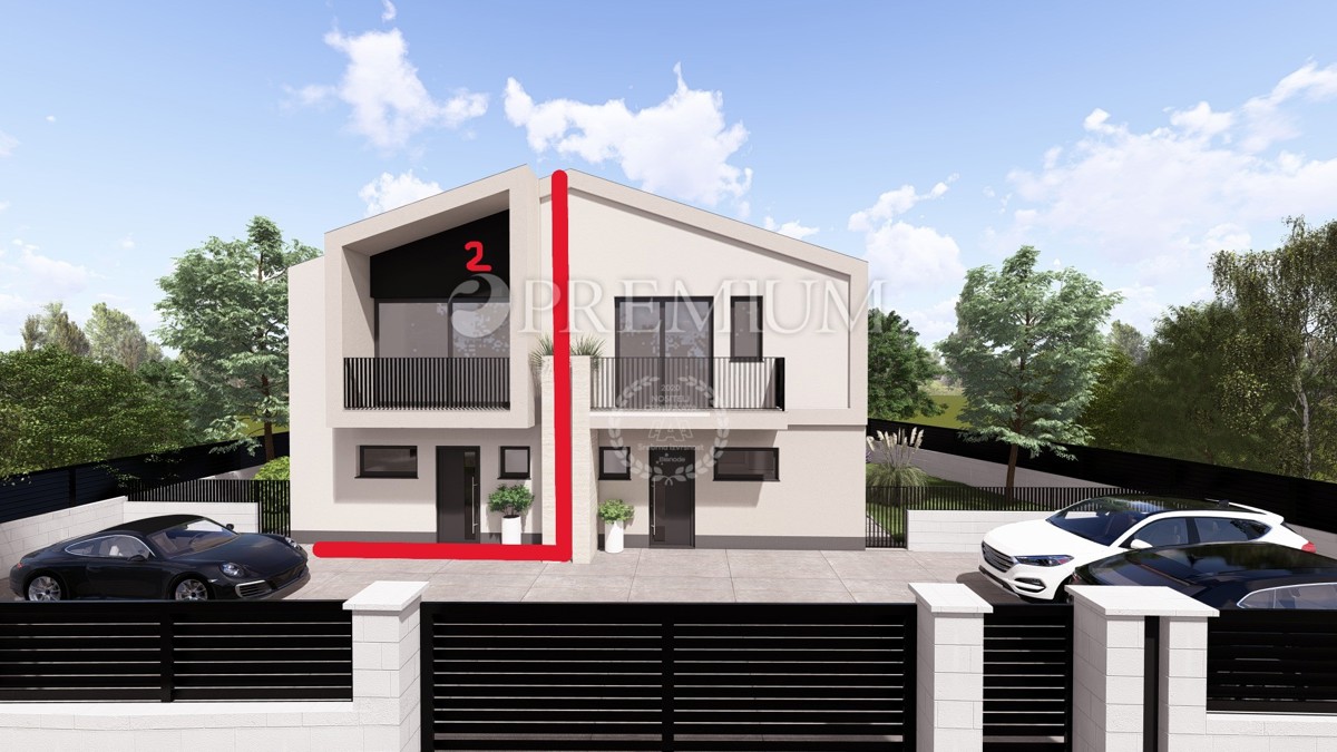 Malinska, nuova casa bifamiliare con piscina!