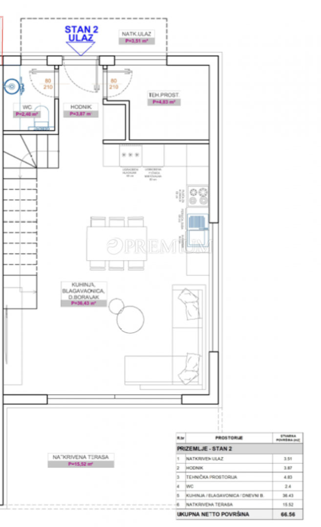 Malinska, nuova casa bifamiliare con piscina!