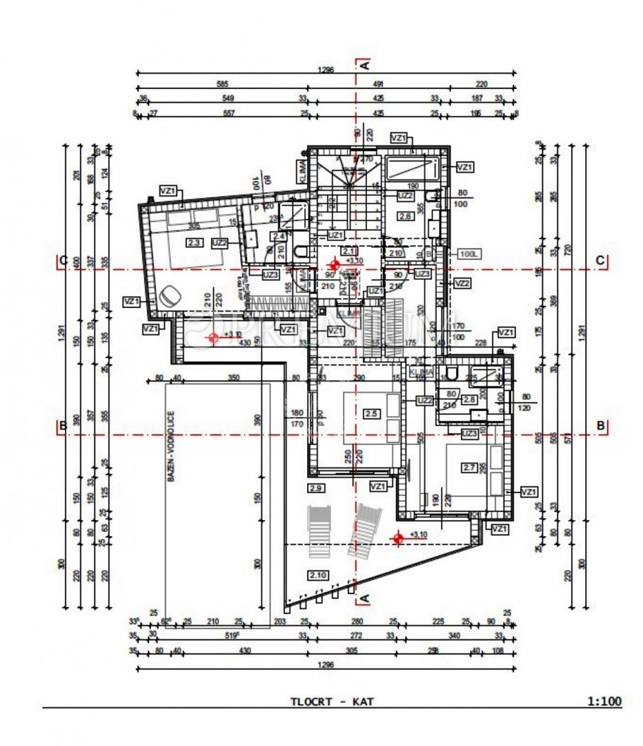 Dintorni di Vrbnik, casa moderna e imponente ai margini della zona di costruzione!