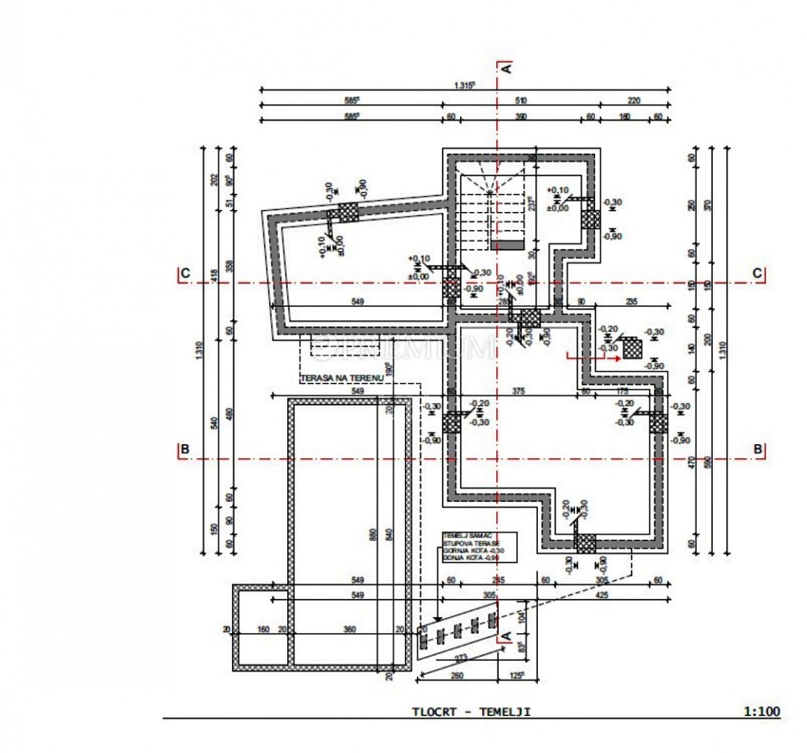 Dintorni di Vrbnik, casa moderna e imponente ai margini della zona di costruzione!