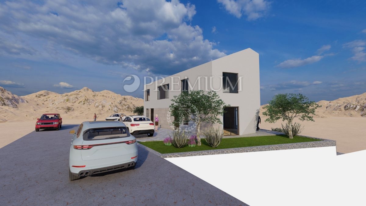 Malinska centro, terreno per 3 case, 80 m dal mare