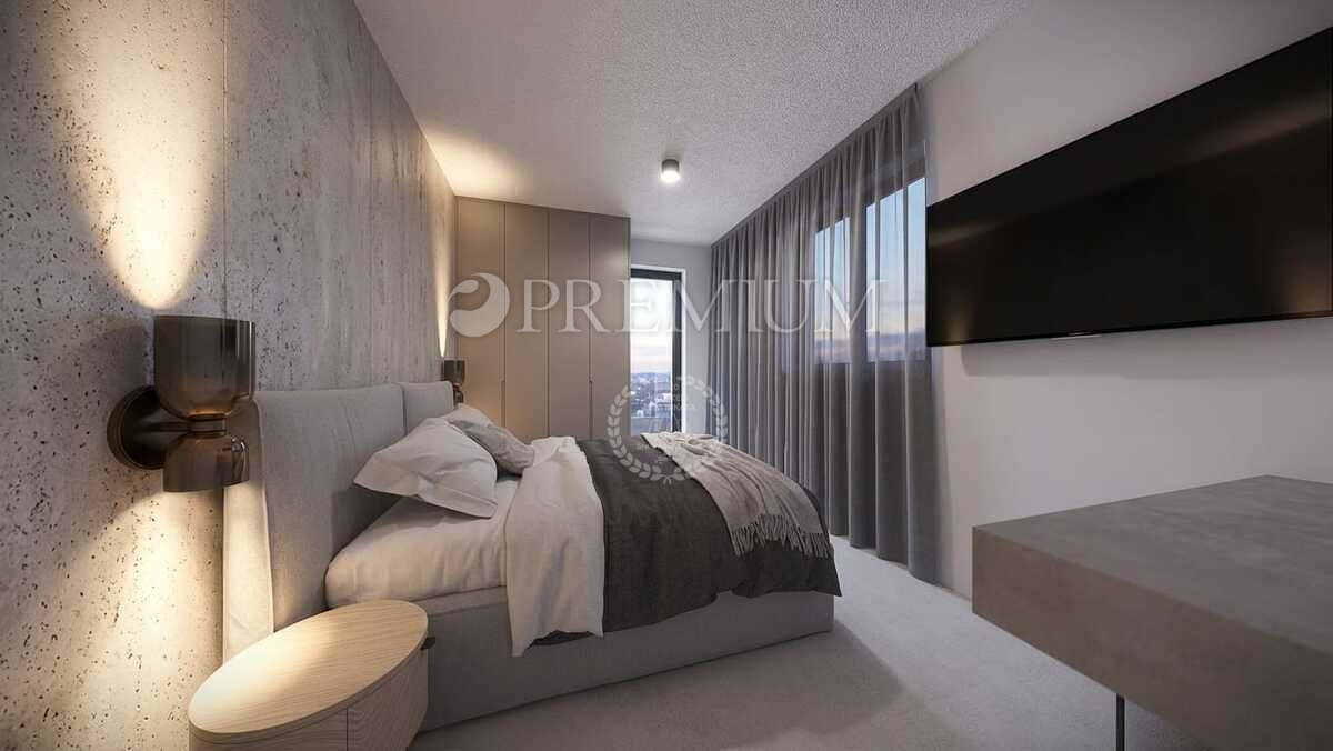 Malinska, casa con piscina e vista mare, nuova costruzione!