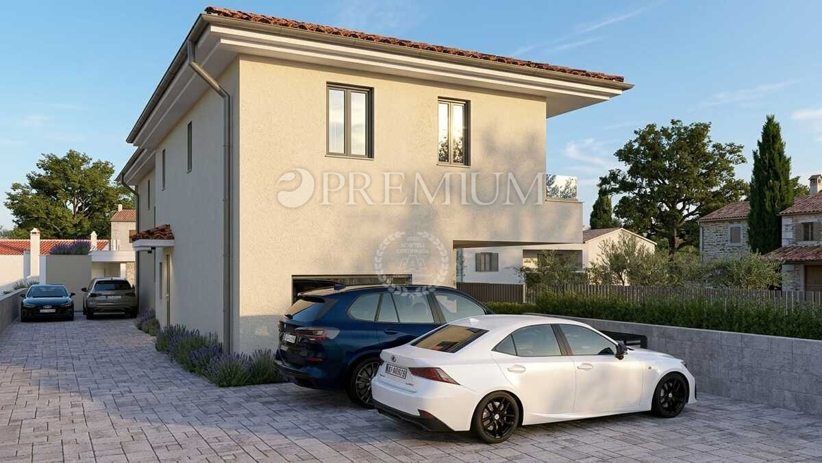 Malinska, casa con piscina e vista mare, nuova costruzione!