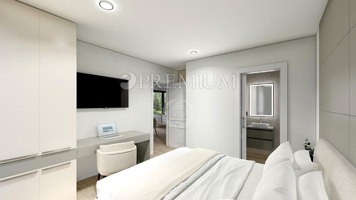 Malinska, casa con piscina e vista mare in vendita!