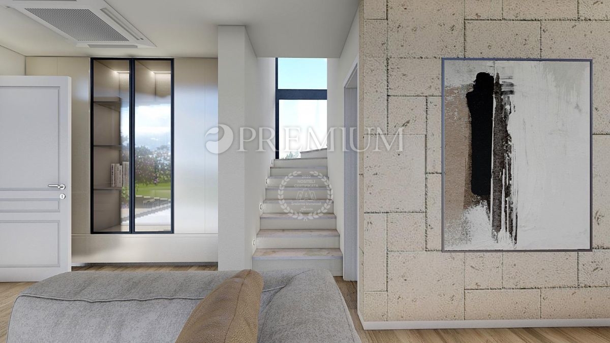 Malinska, casa con piscina e vista mare in vendita!