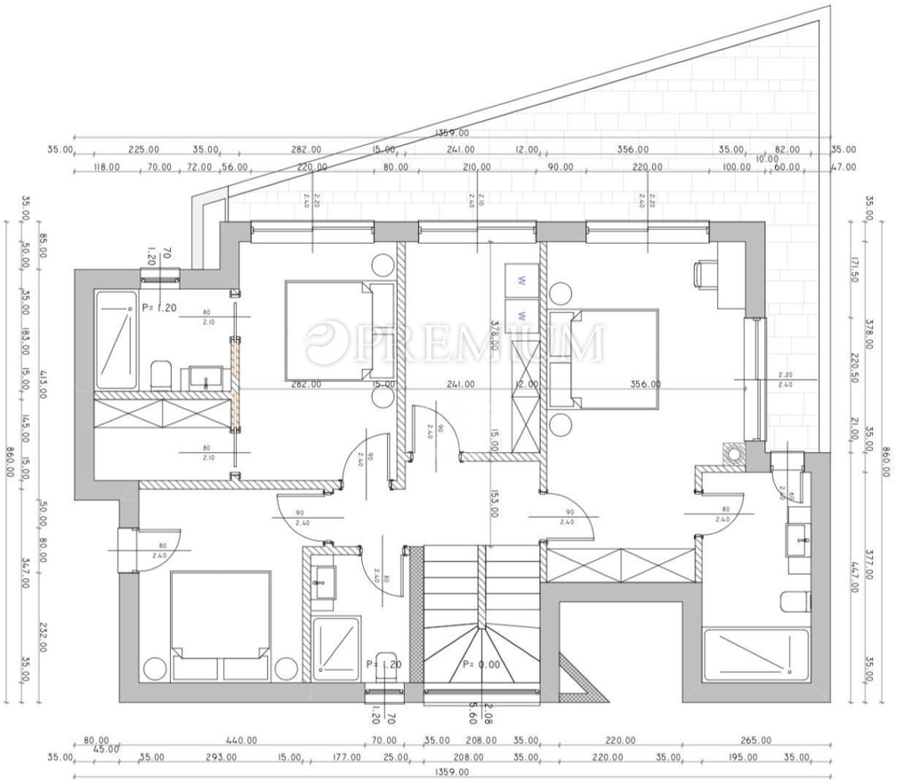 Malinska, casa con piscina e vista mare in vendita!