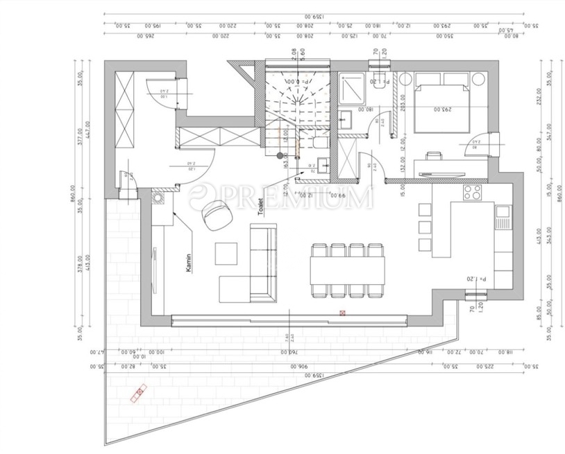 Malinska, casa con piscina e vista mare in vendita!