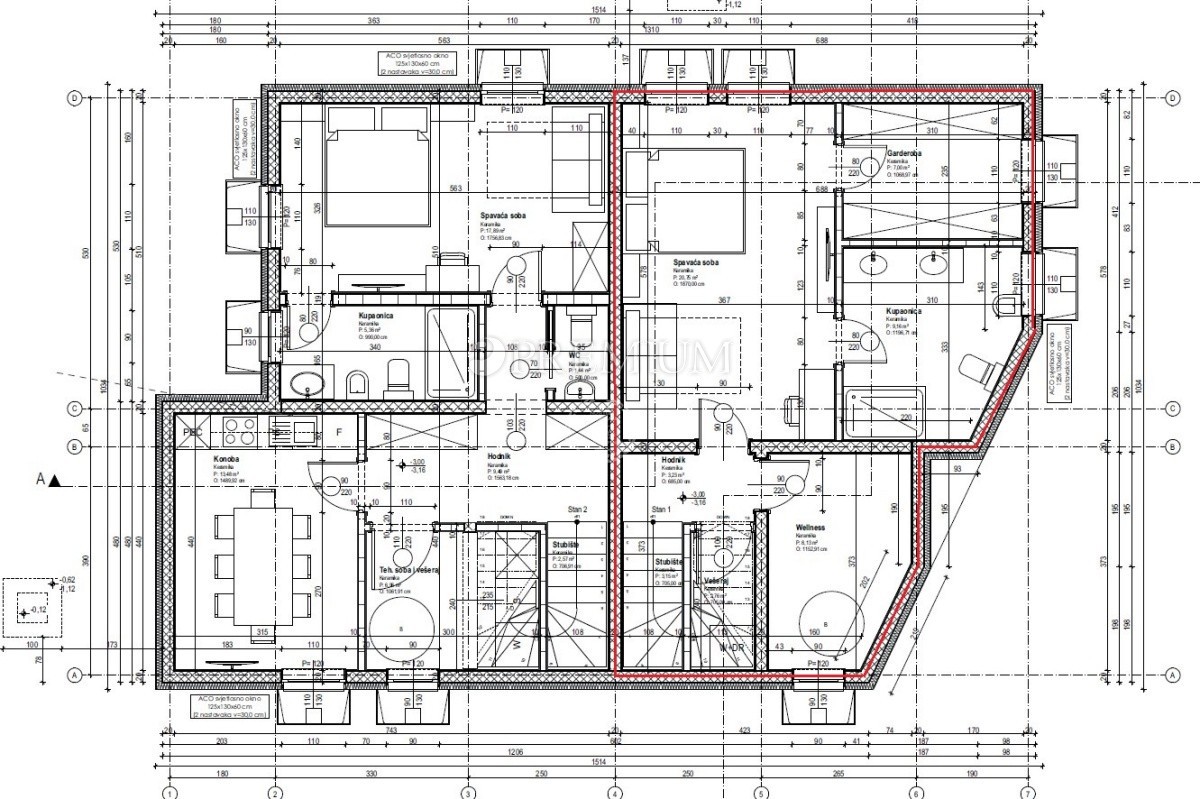 Malinska, imponente casa bifamiliare con piscina!