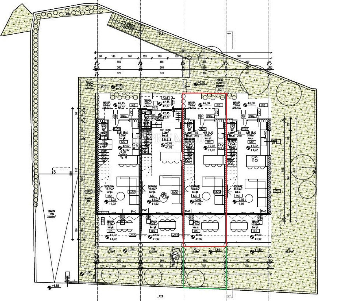 Krk, impressionante appartamento in un nuovo edificio, a 450 metri dal mare!