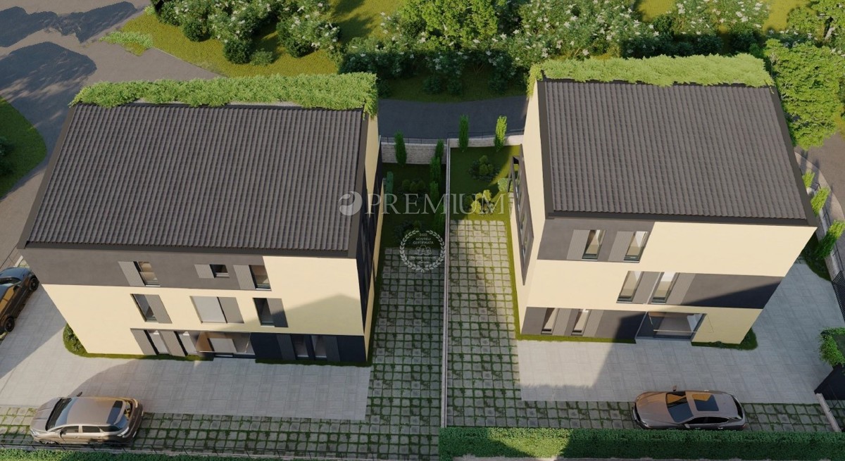 Città di Krk, vendita di un lussuoso appartamento a due piani!