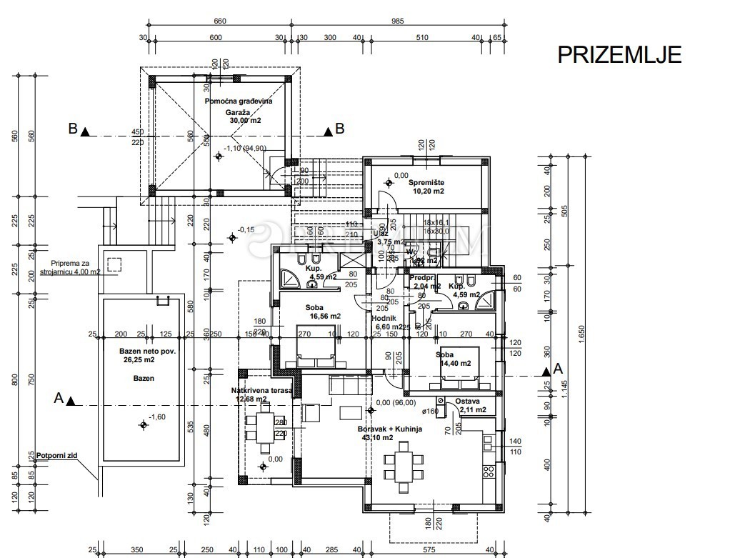 Malinska, vecchia casa e terreno con permesso di costruire!