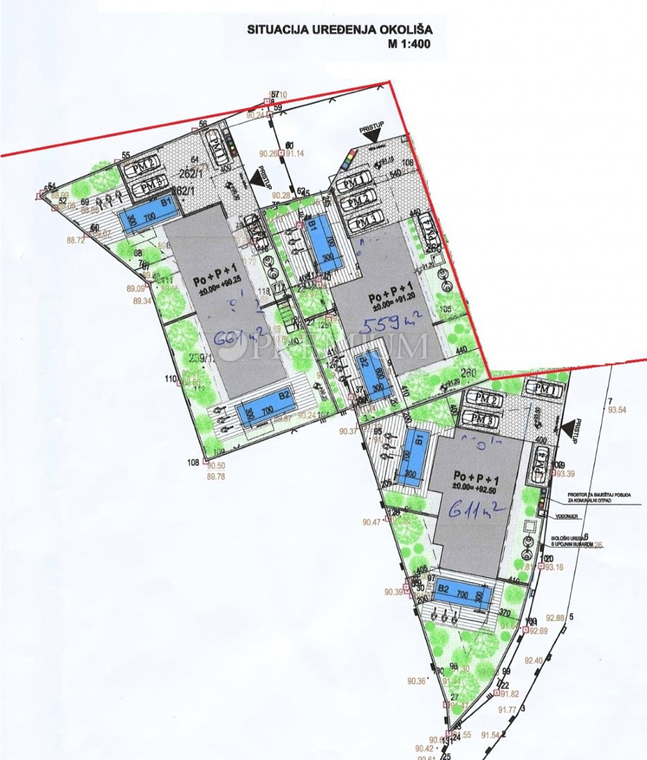 Malinska, opportunità di investimento, 3 lotti edificabili