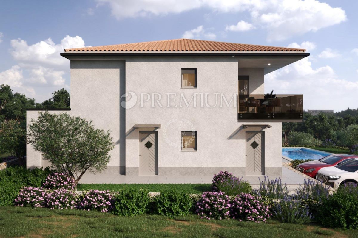 Vrbnik, appartamento in una villa urbana, con vista sul mare