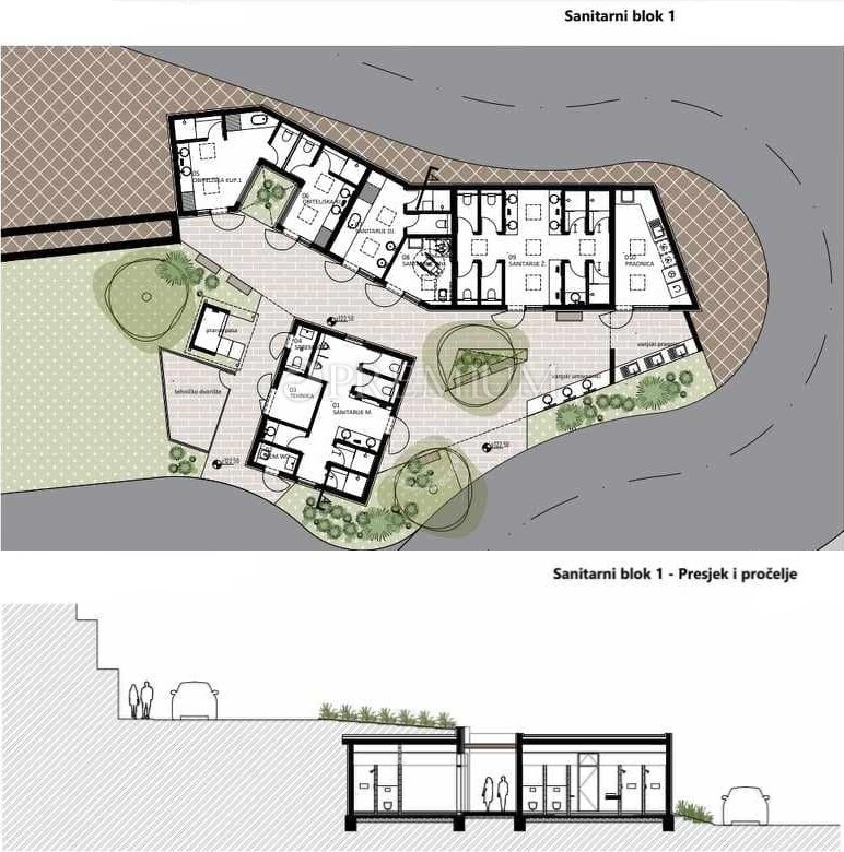 Terreno di costruzione Vrbnik, 52.293m2