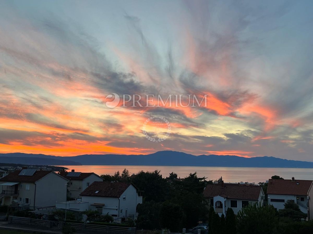 Malinska, appartamento arredato con vista panoramica sul mare!