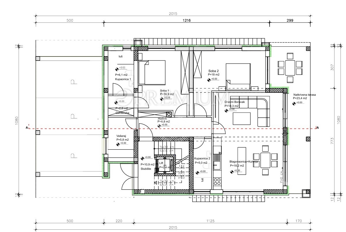 Vrbnik – nuovo appartamento con piscina e giardino!