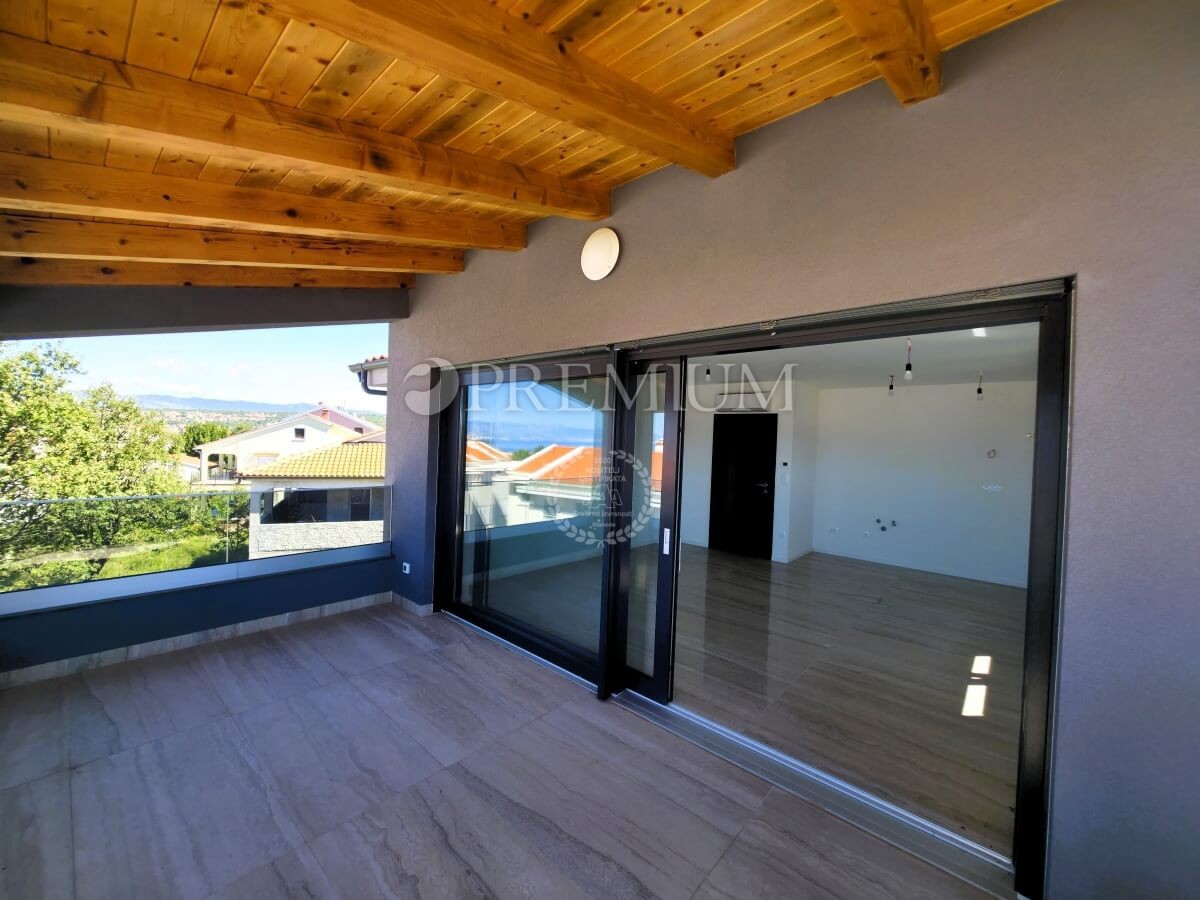 Malinska, appartamento con una bellissima vista sul mare!