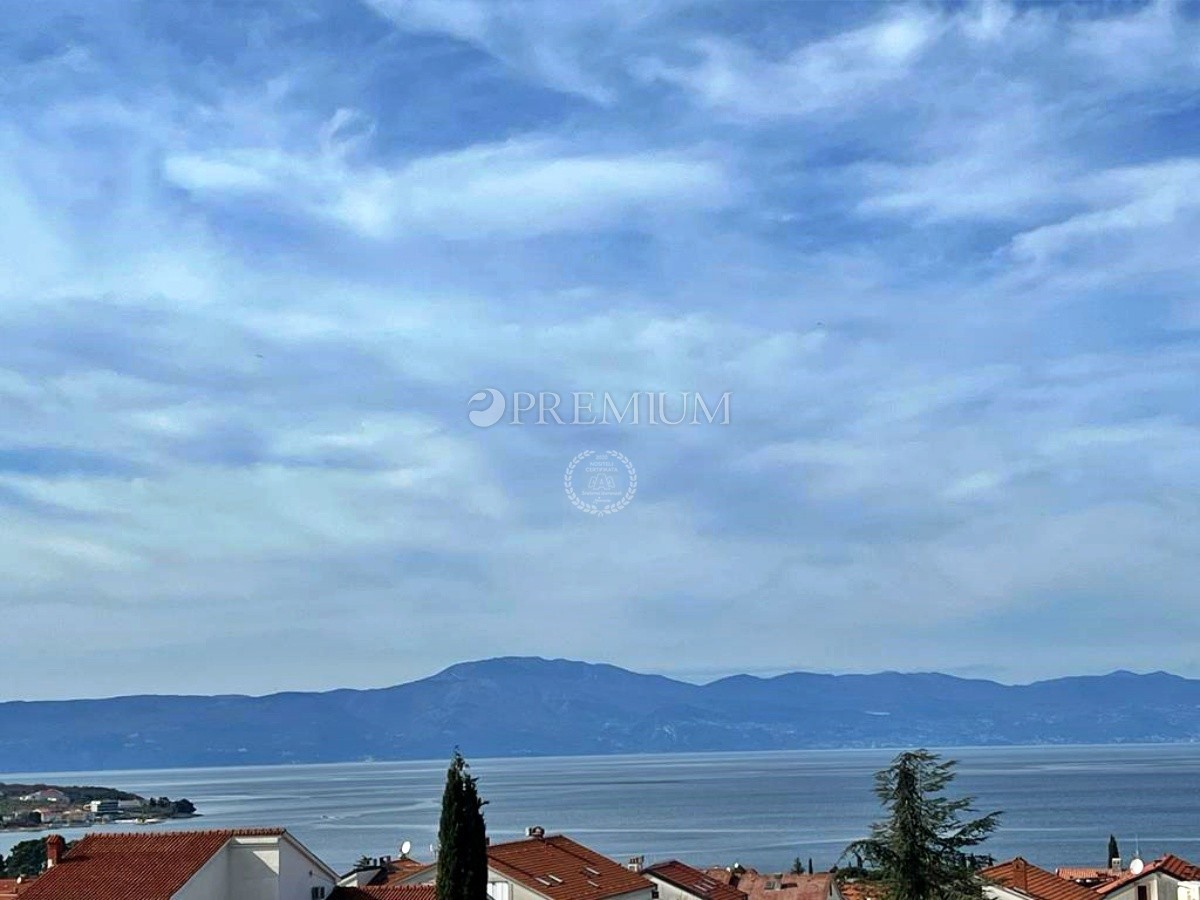 Malinska, appartamento con una bellissima vista sul mare!