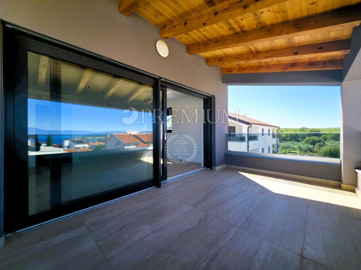Malinska, appartamento con una bellissima vista sul mare!