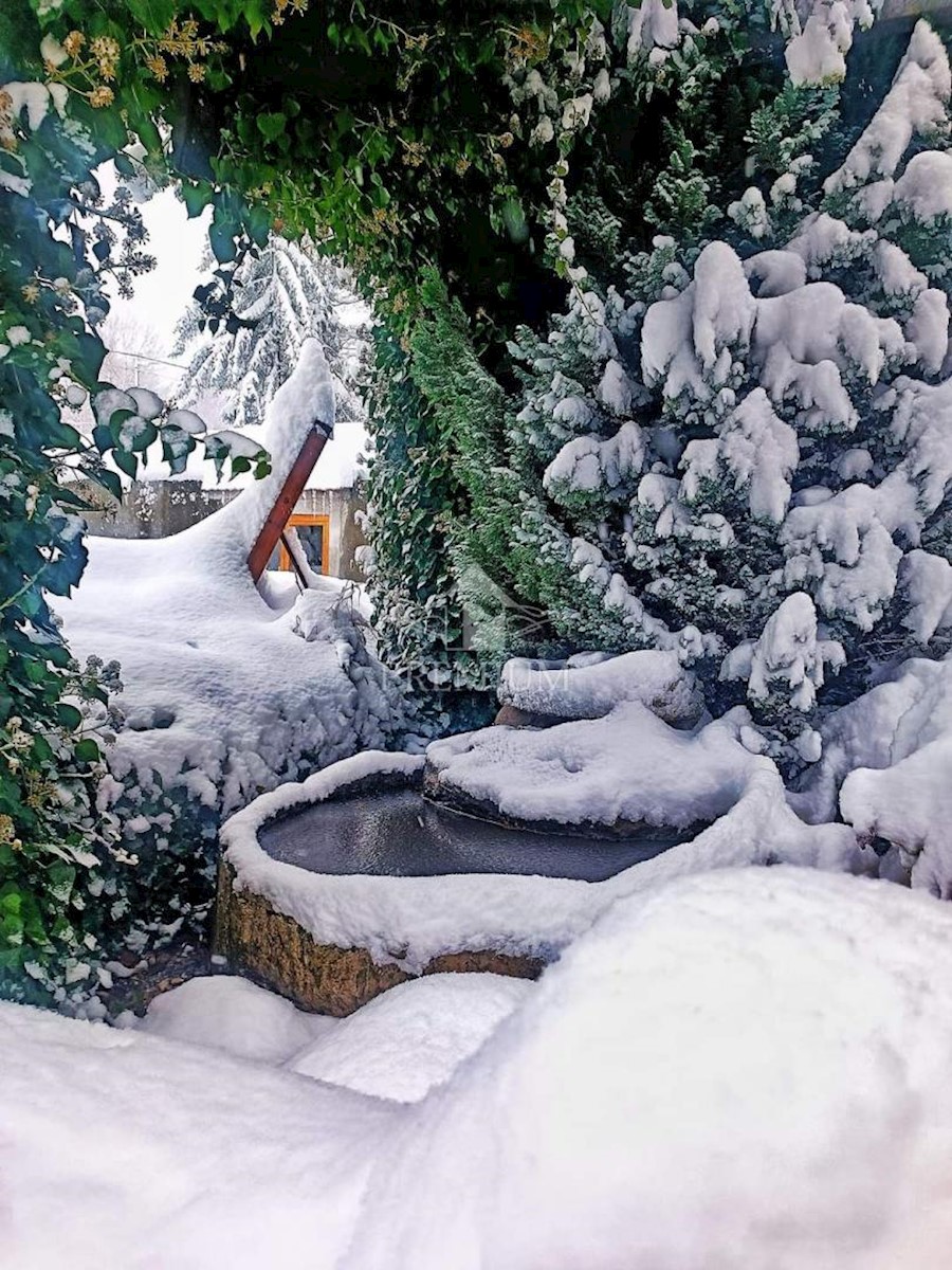 UN INGRESSO CON UN AMPIO GIARDINO NELL'OASI DI GORSKI KOTAR