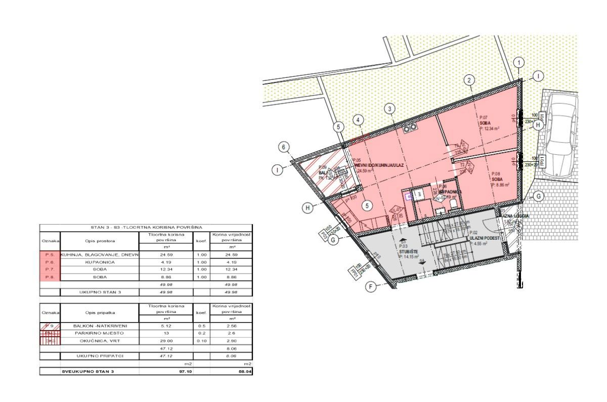 Appartamento, per la vendita, Omišalj, Croazia, 97 m2, 235.000,00 EUR