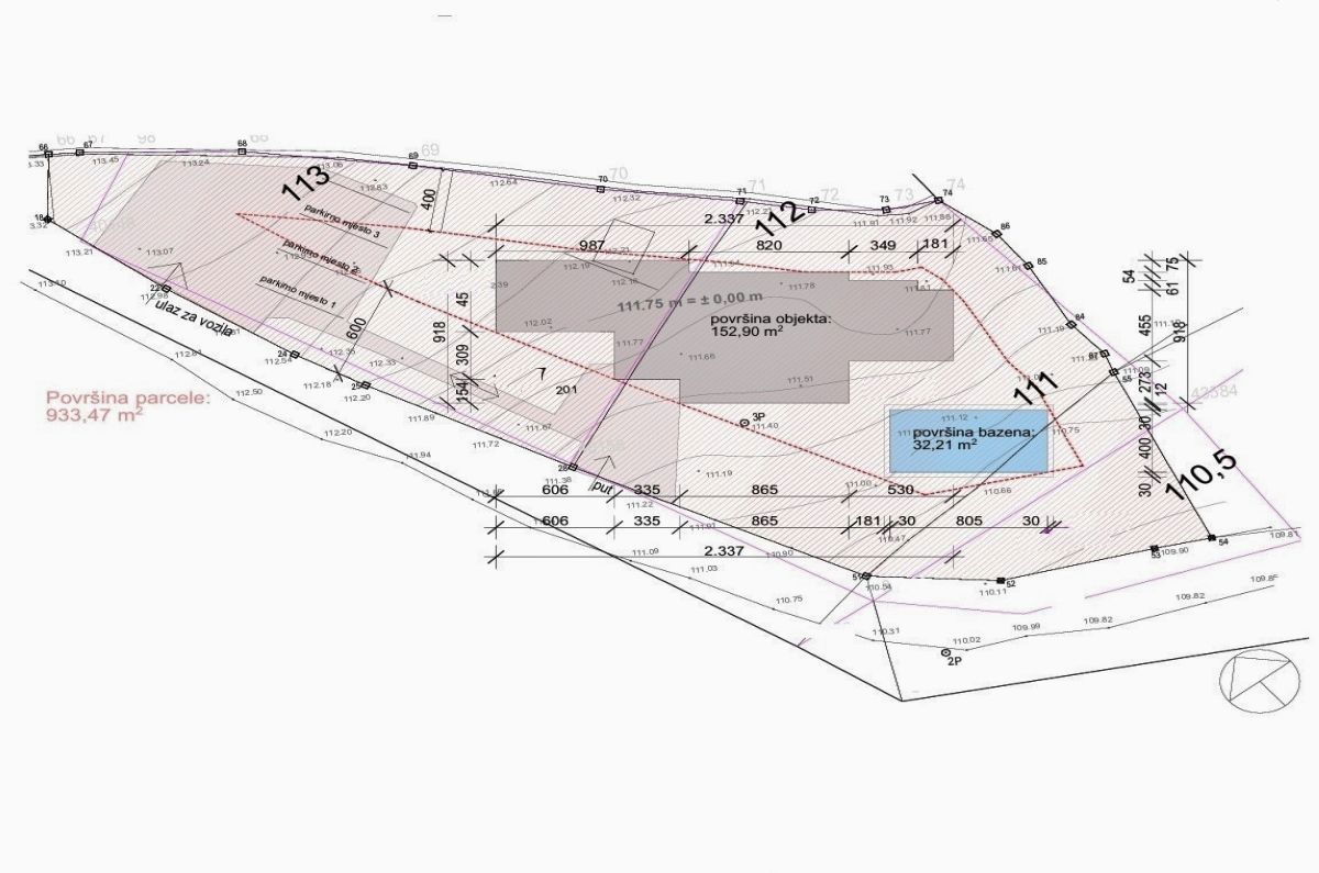 Terreno costruzione, per la vendita, Città diKrk, Croazia, 933 m2, 180.000,00 EUR